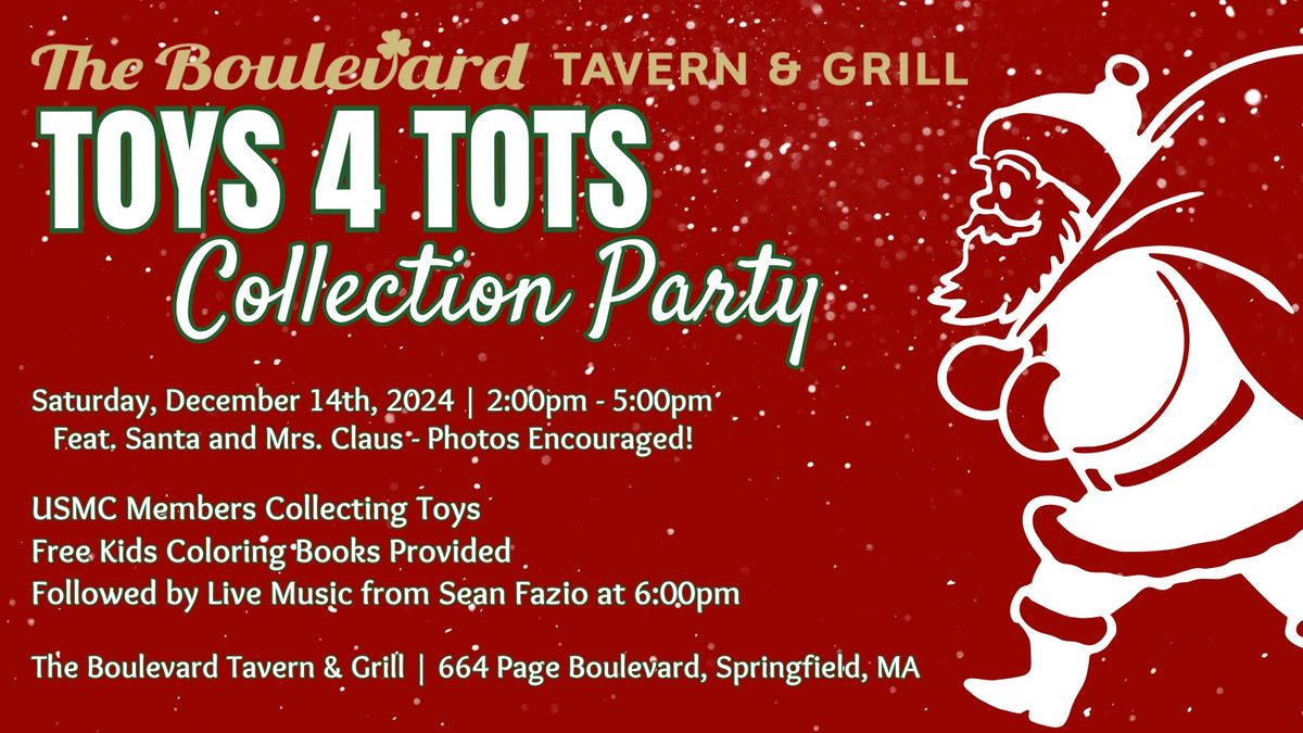 Toys 4 Tots Collection Party at The Boulevard