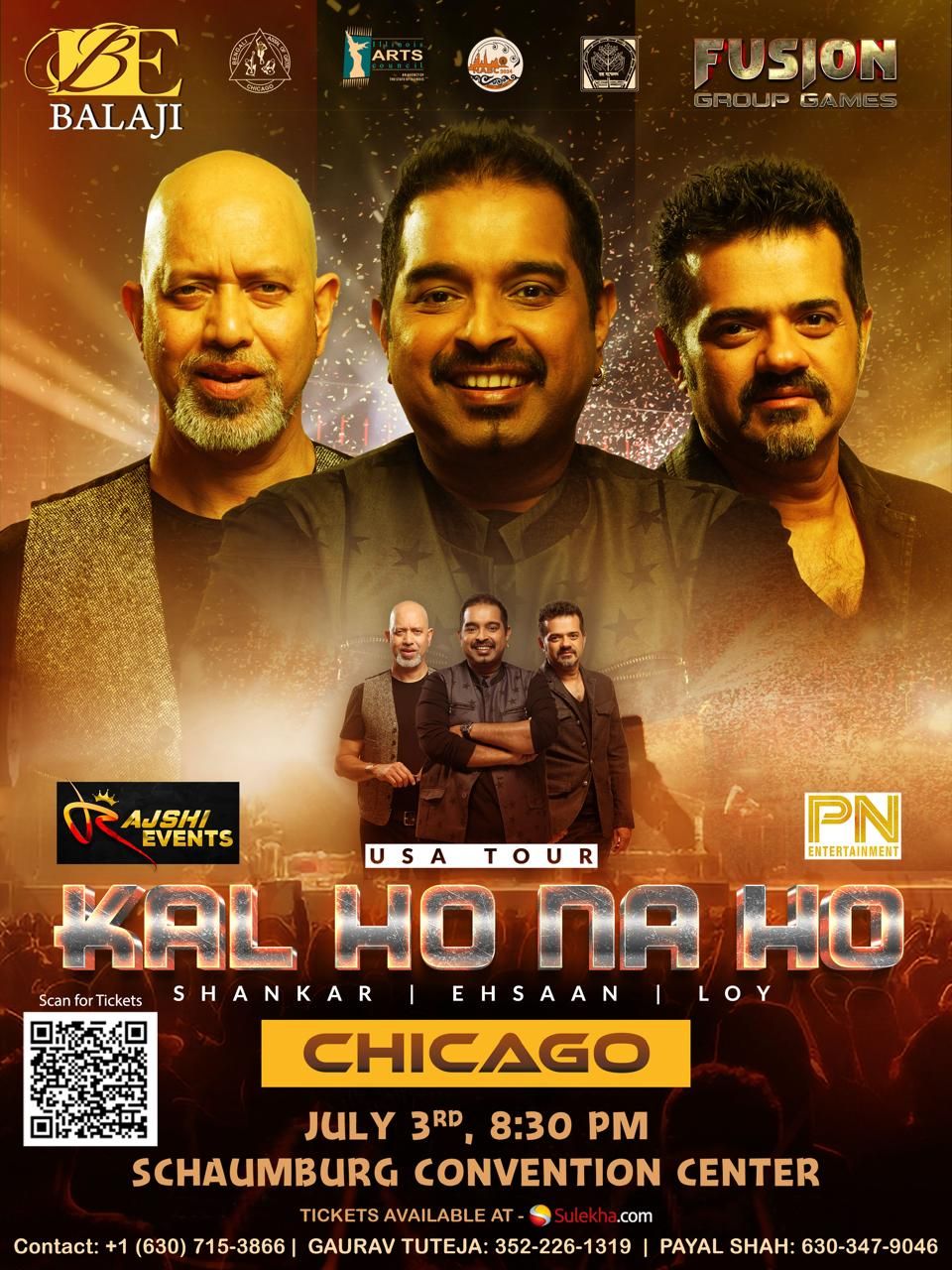 Shankar Ehsaan Loy Live in Concert Chicago