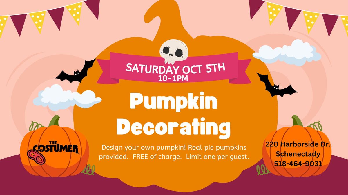 FREE Pumpkin Decorating