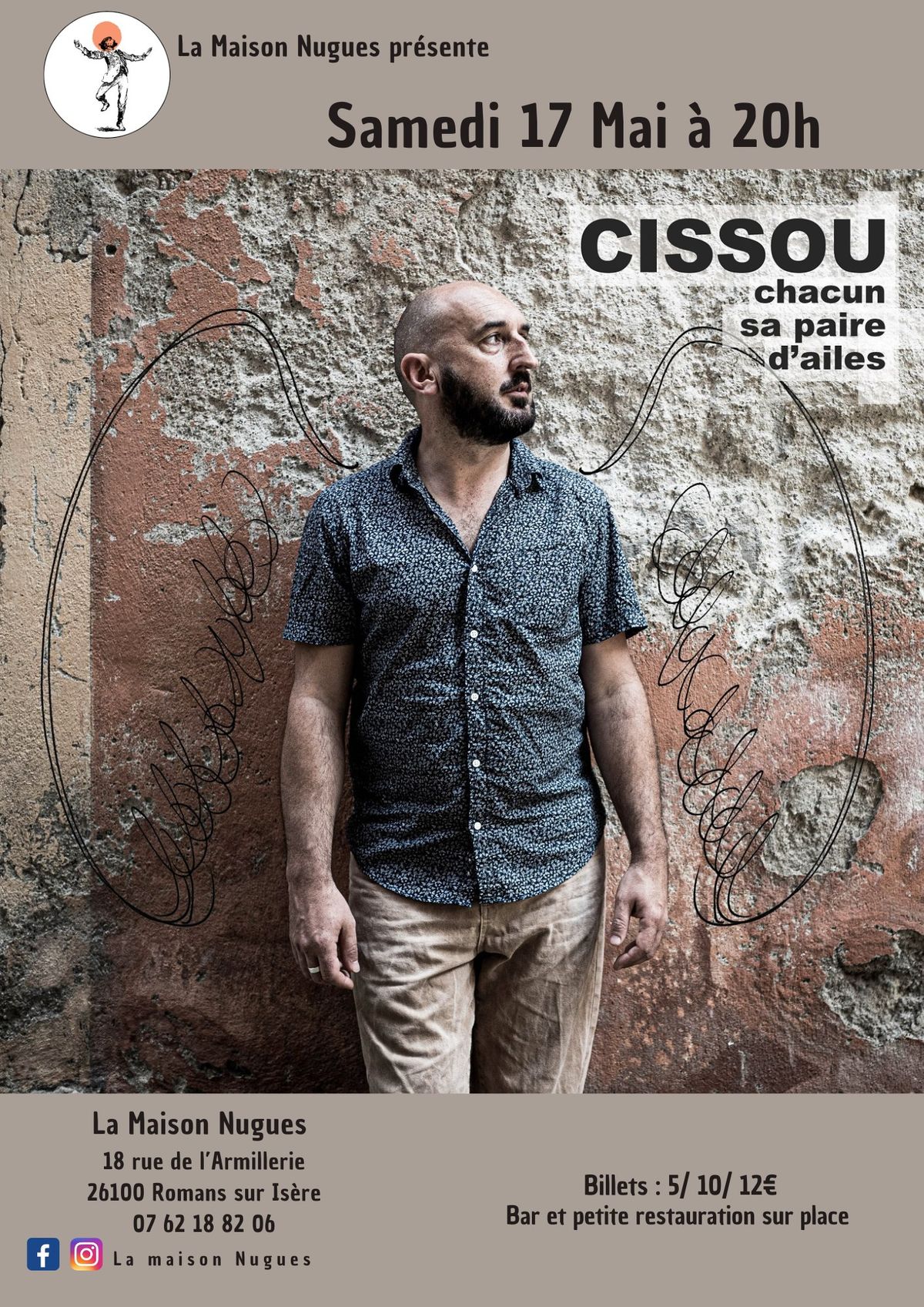 Concert - Cissou ... Chacun sa paire d'ailes