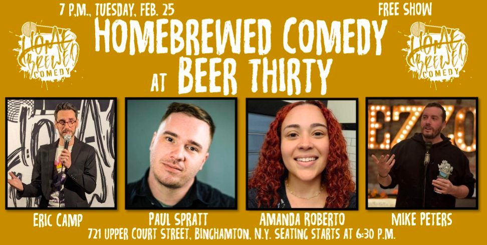 Homebrewed Comedy at Beer Thirty