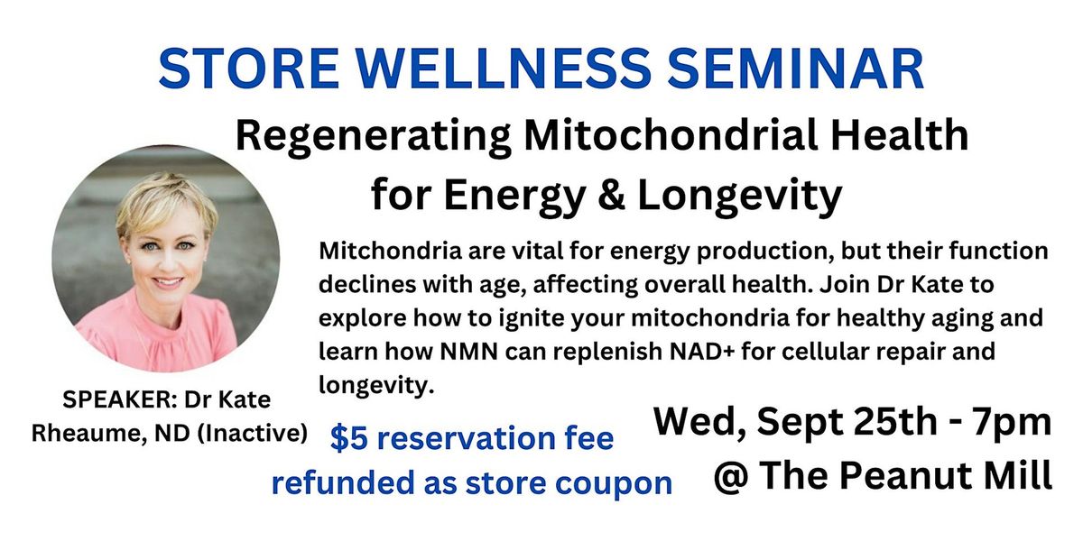 Regenerating your Mitochondrial Health for Energy & Longevity