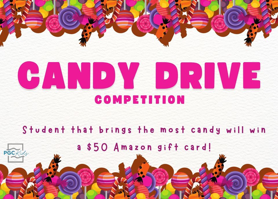 PGC Kids Candy Drive Competition