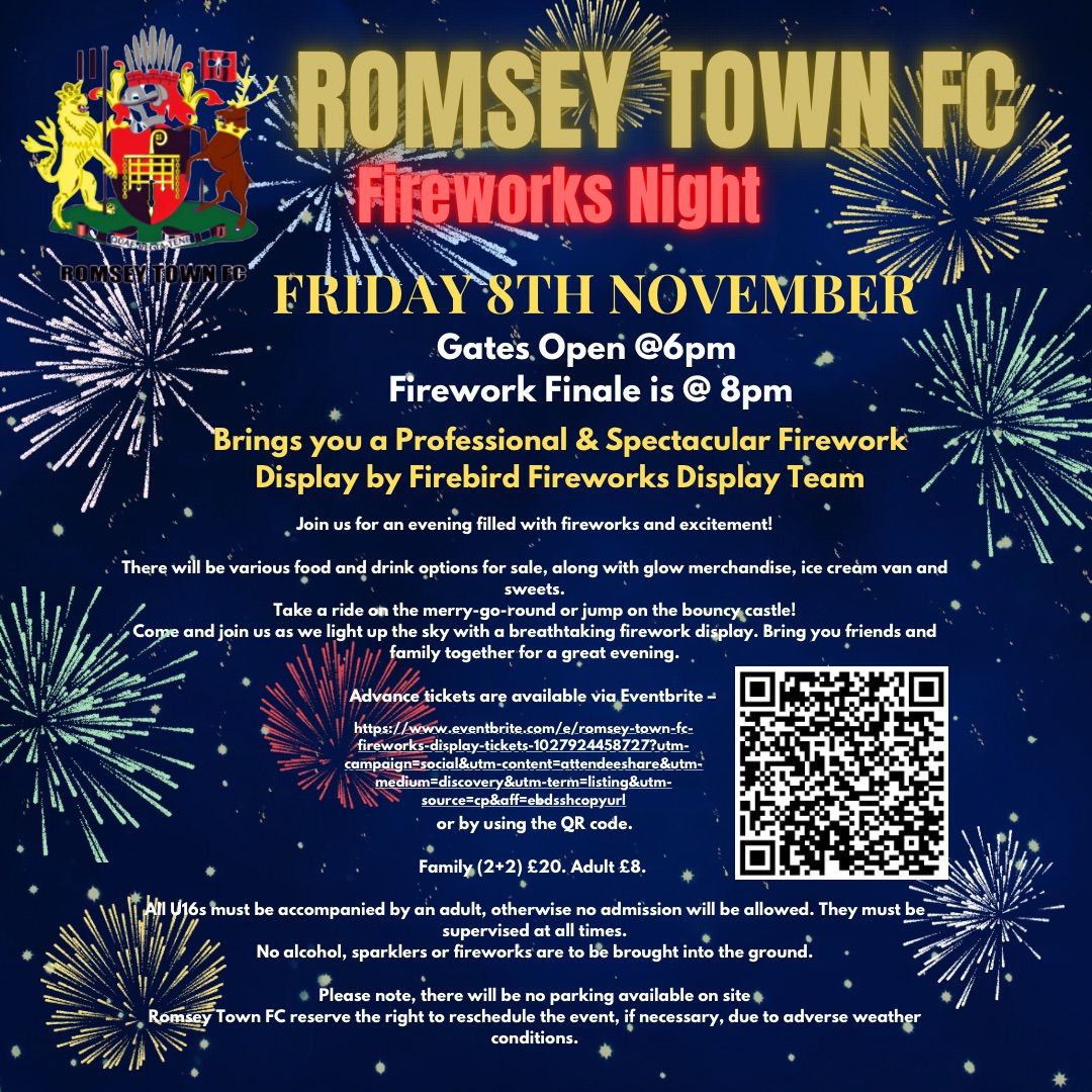 RomseyTownFC Fireworks 