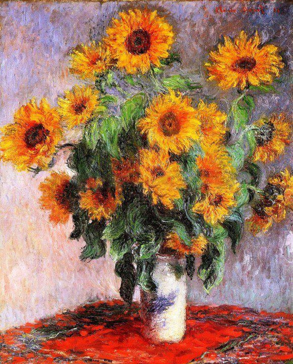 Friday 10th May 6.30pm - Monet's "Sunflowers"
