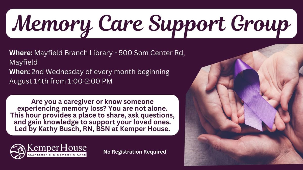 Memory Care Support Group