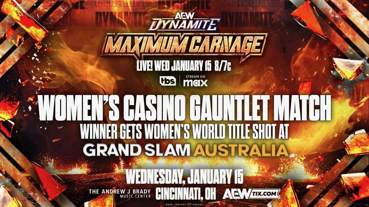 AEW presents Dynamite & Collision Maximum Carnage