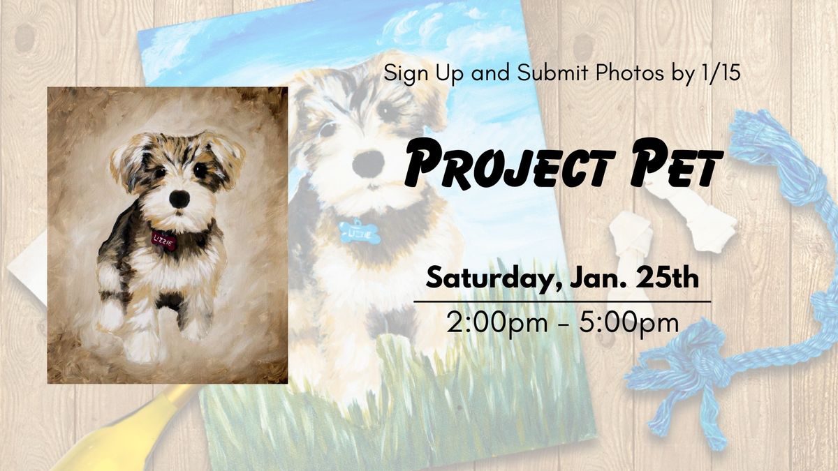 Project Pet - Sign Ups and Photos Due Jan 15th