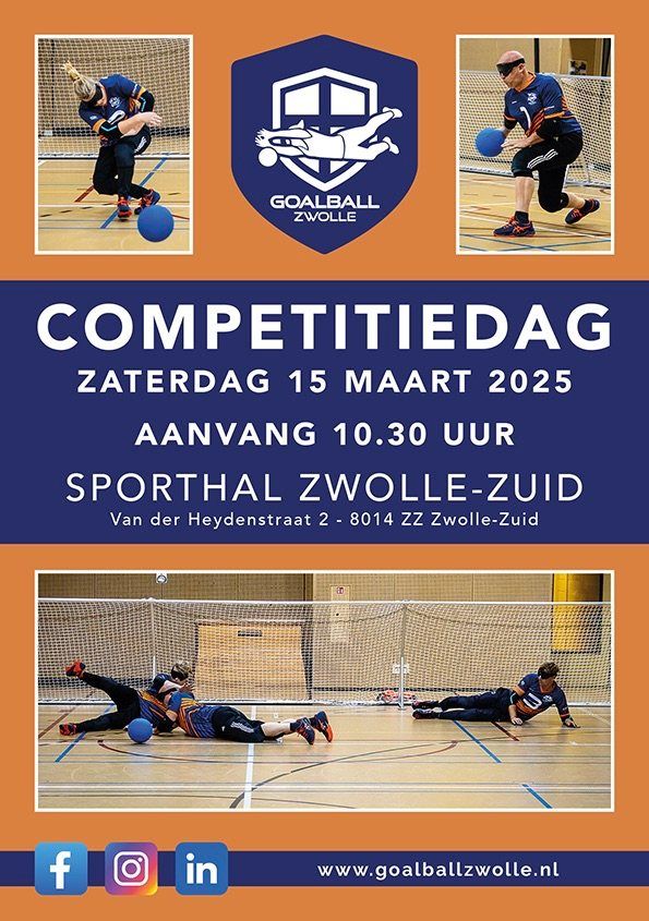 Goalball Zwolle Competitiedag