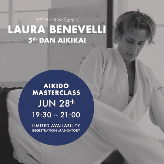 Laura Benevelli 5th dan Aikikai Masterclass Aikido Musubi Jun 2024
