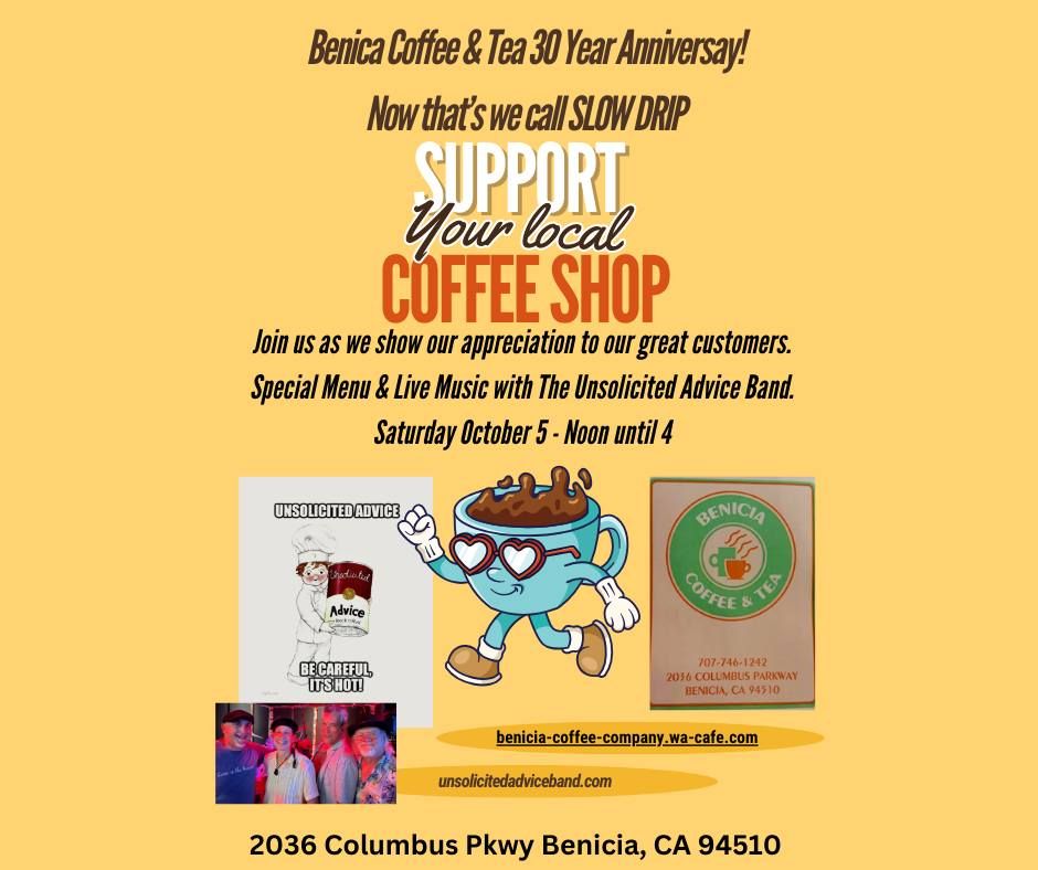 30 Years of Benicia Coffee & Tea Company