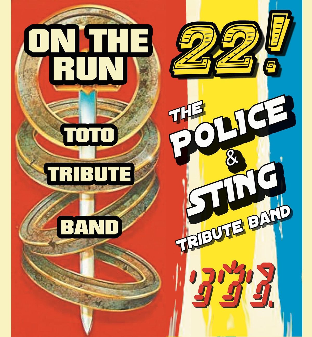  22! Tribute Police & Tribute Toto \u00ab On The Run \u00bb 