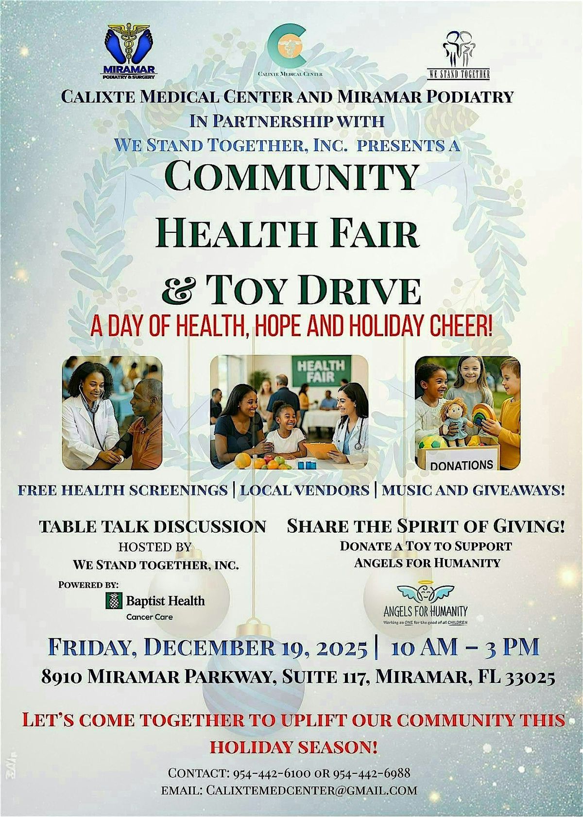 Community Health Fair & Toy Drive