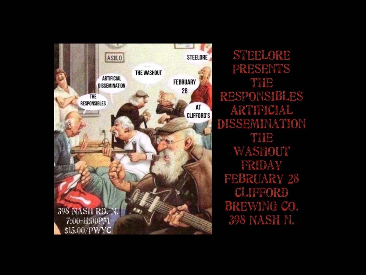 Steelore Presents  Friday February 28, 2025  at Clifford Brewing Co.