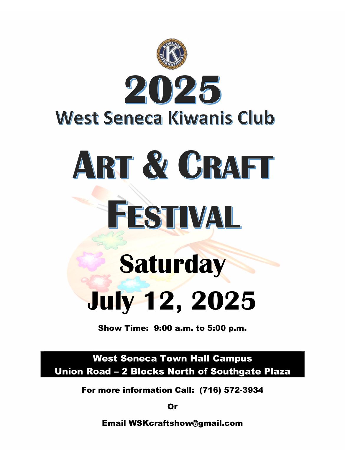 West Seneca Kiwanis Club Craft Show