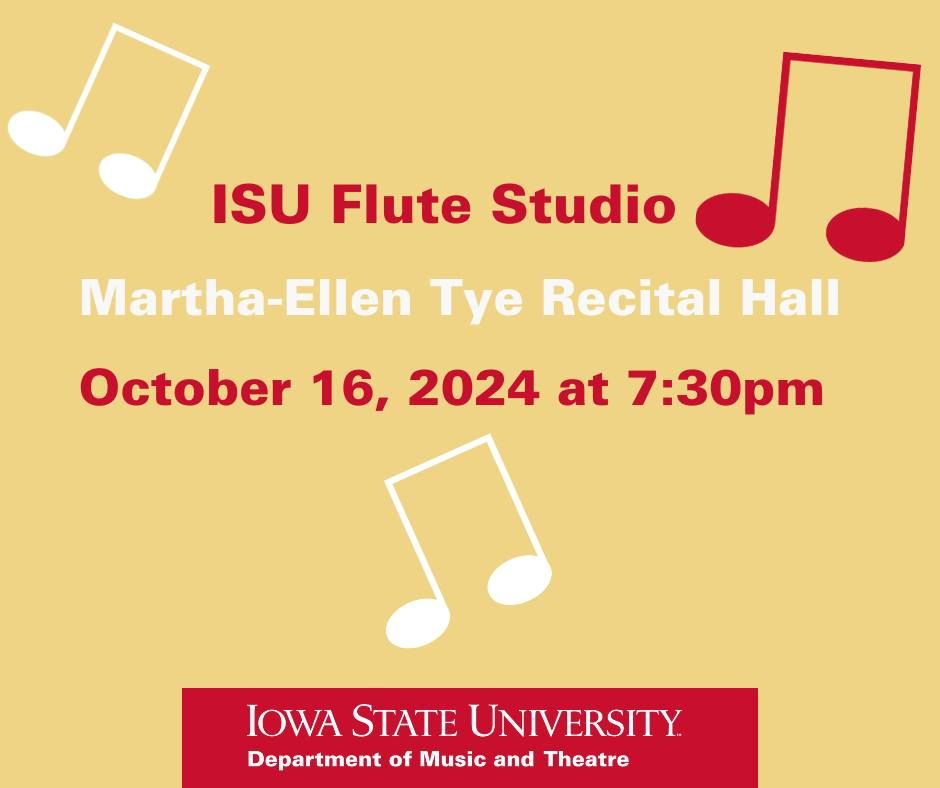 ISU Flute Studio Recital