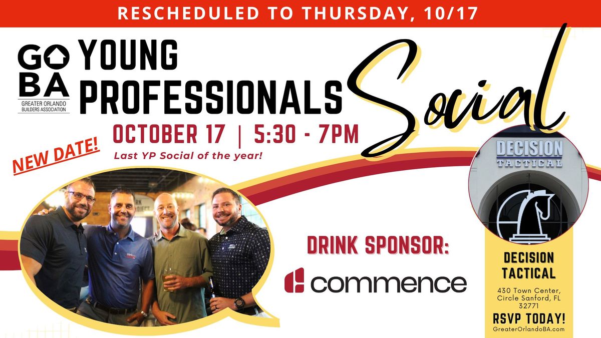 October Young Professionals Social @ Decision Tactical