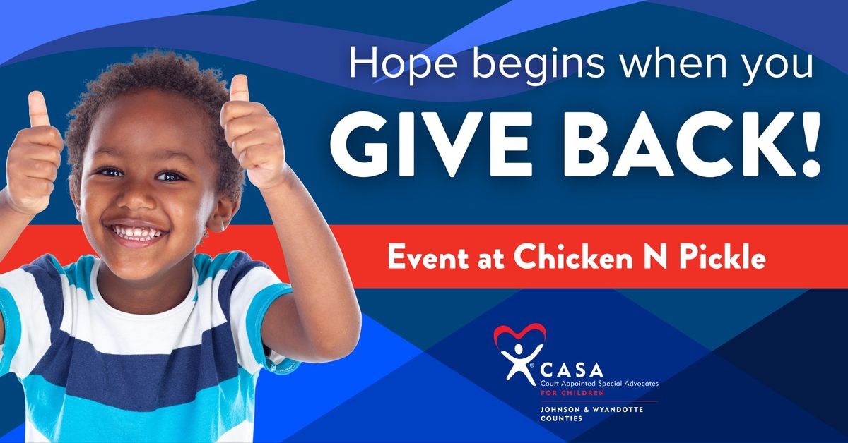 Chicken N Pickle's 10% Giveback Night with CASA!