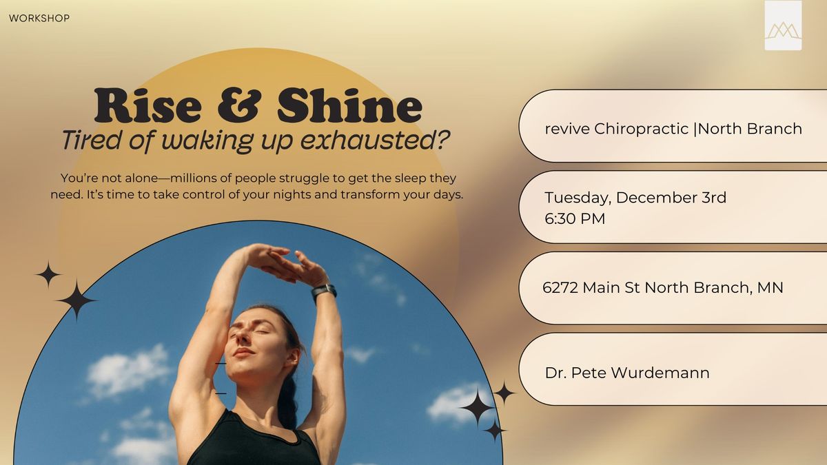 Rise & Shine Sleep Workshop