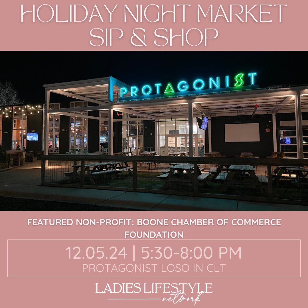 Holiday Night Market Sip & Shop