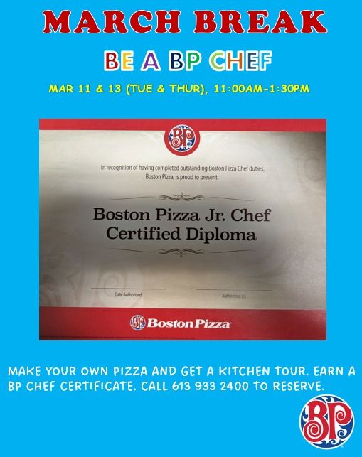 Be a BP Chef