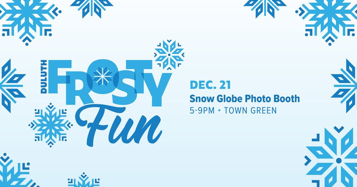 Frosty Fun: Snow Globe Photo Booth