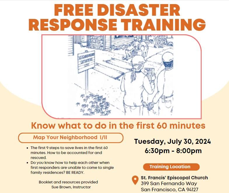 FREE Disaster Response Training (Map Your Neighborhood)