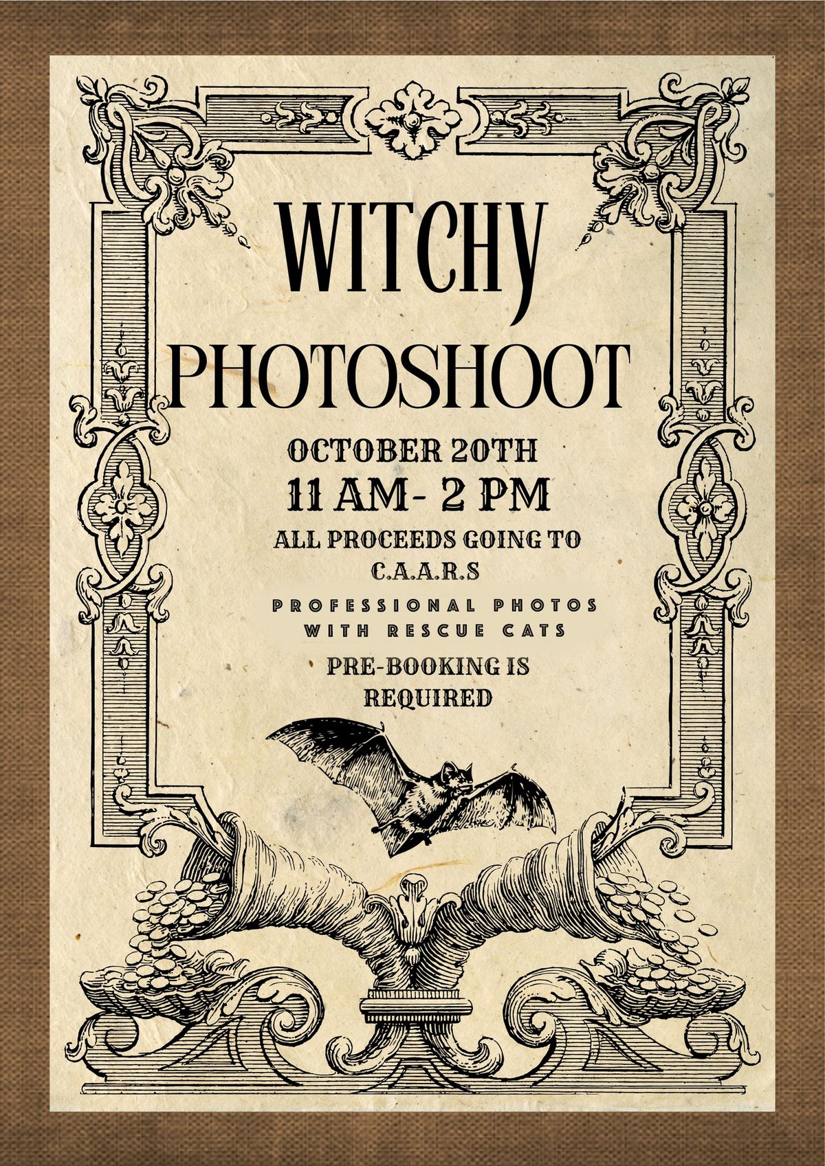 Witchy Themed Photo Shoot Fundraiser