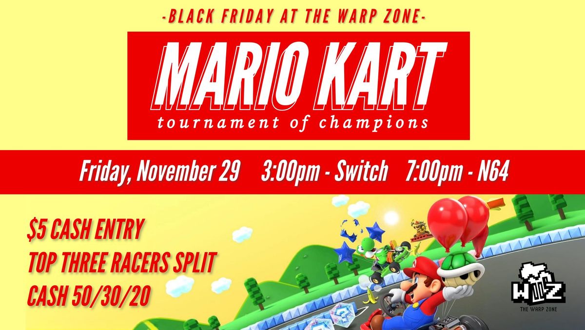 Mario Kart Black Friday Tournaments