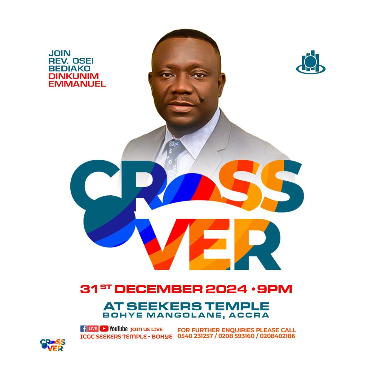 REV. OSEI BEDIAKO EMMANUEL CROSS OVER