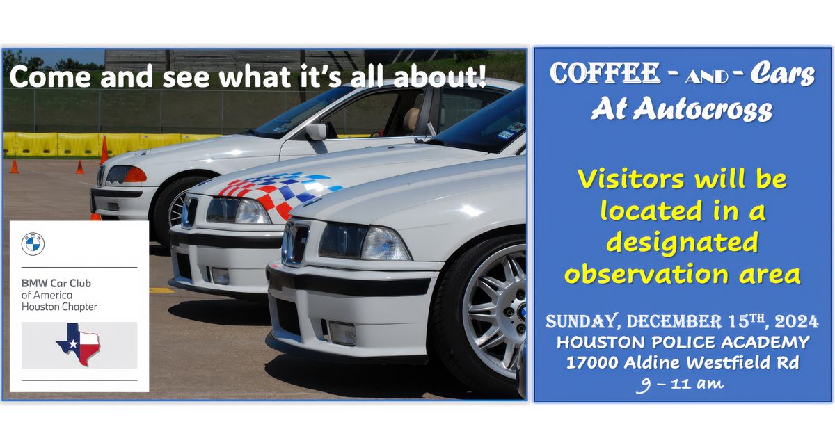 December Cars & Coffee at Autocross