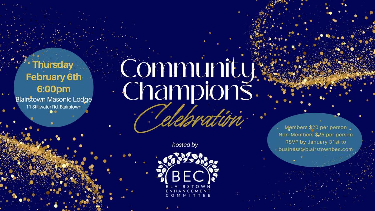 Community Champions Celebration