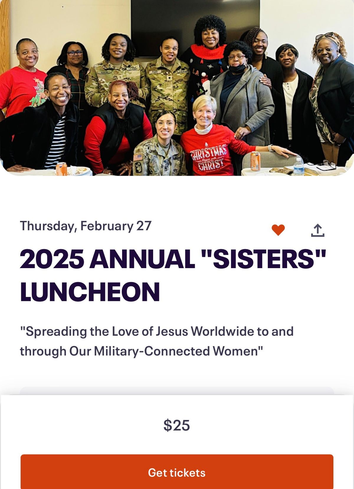 ANNUAL SISTERS LUNCHEON 