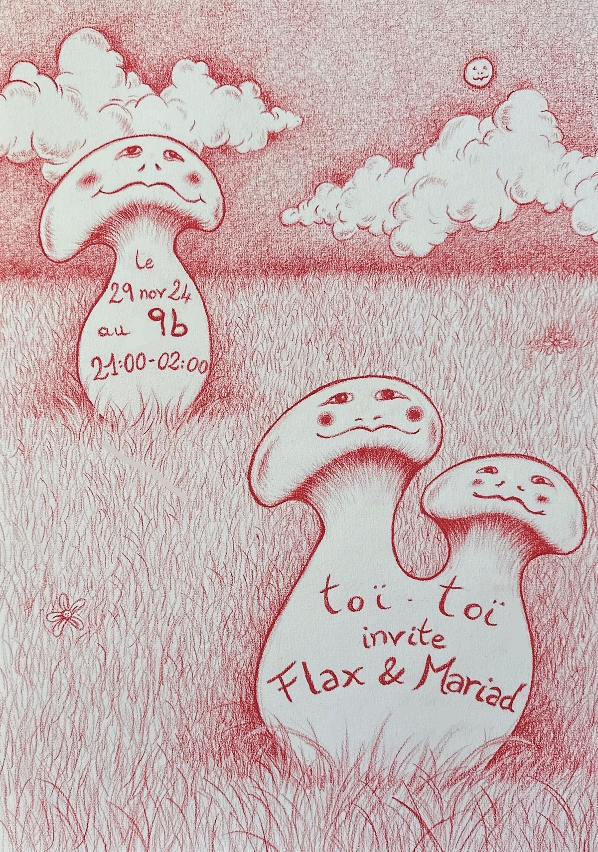 to\u00ef to\u00ef (Baselitz b2b Luc Mary) invite : Flax & Mariad