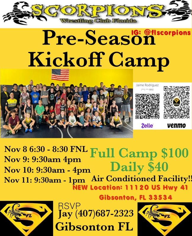 Pre-Season Kickoff Camp