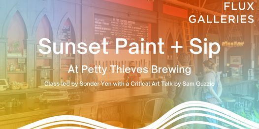 Sunset Paint & Sip at Petty Thieves Brewing