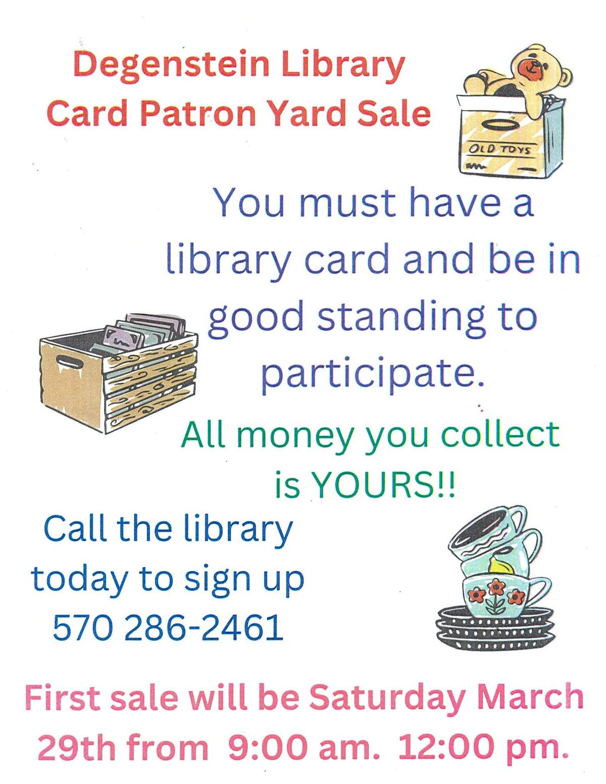 Indoor Yard Sale 