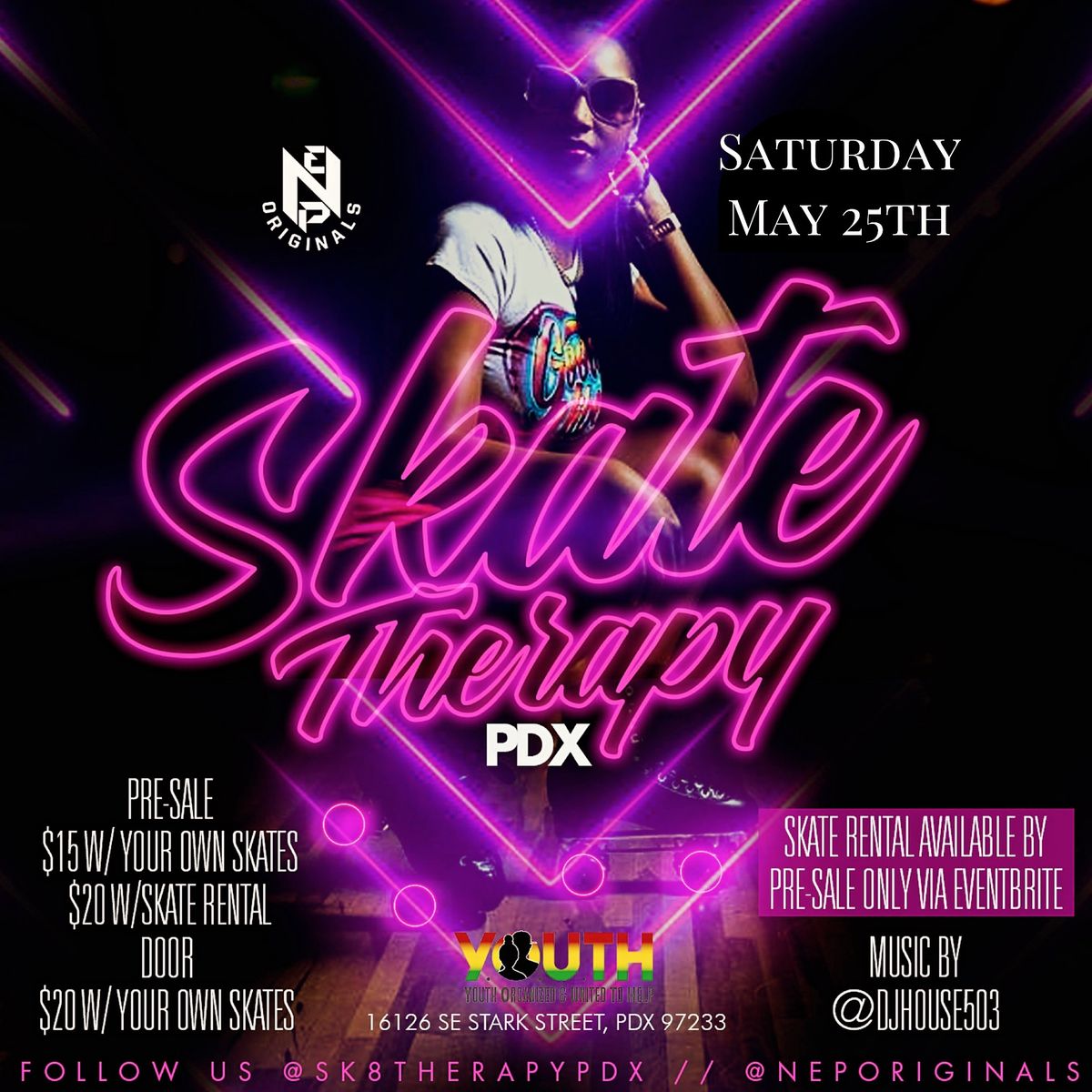 Skate Therapy PDX \/\/ Adult Skate Social #MDW24