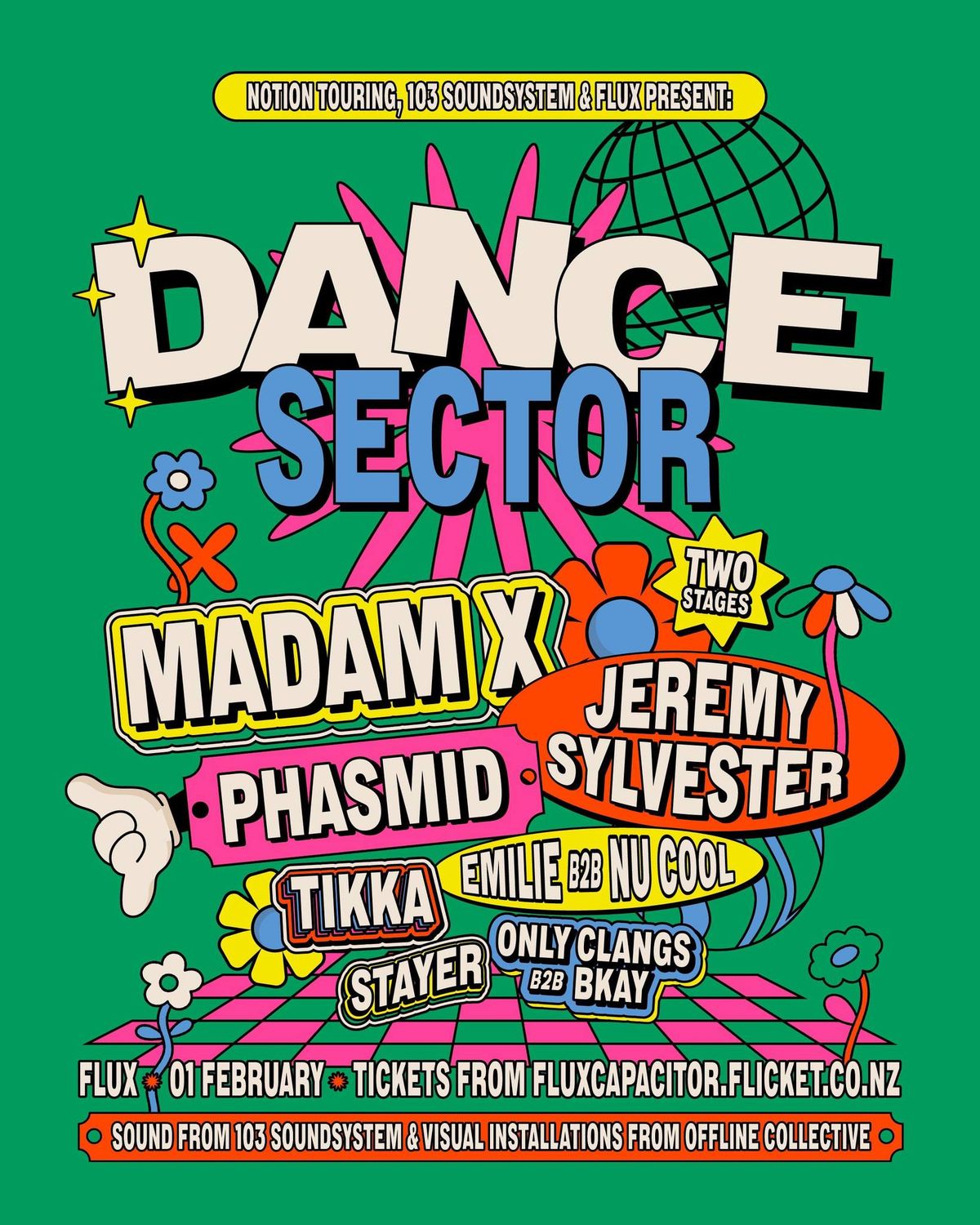 DANCE SECTOR FT. MADAM X, JEREMY SYLVESTER & PHASMID