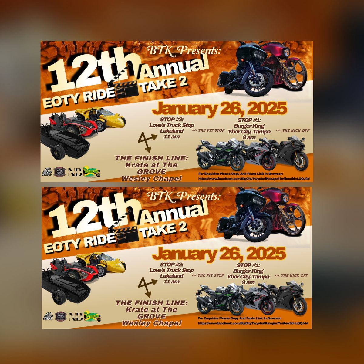 B.T.K 12th Annual EOTY RIDE: TAKE 2 \ud83c\udfac 