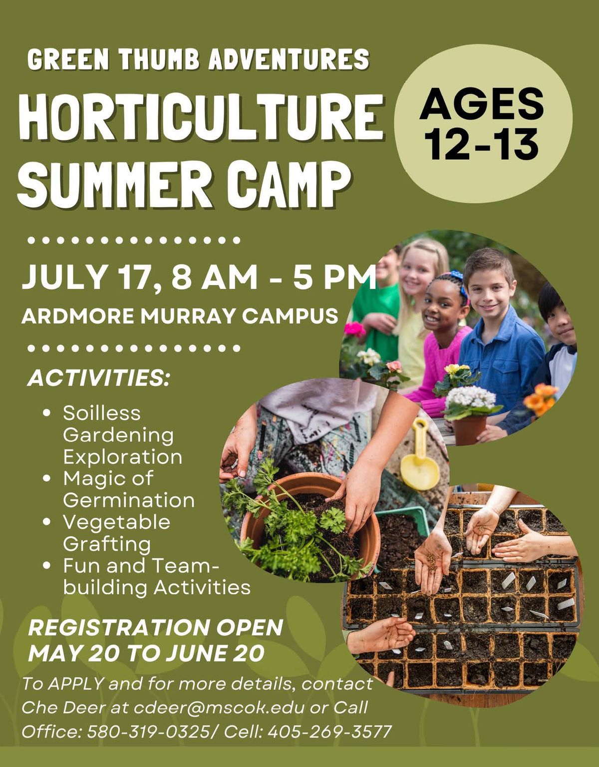 Green Thumb Adventures Horticulture Summer Camp