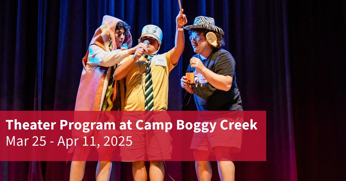 Camp Boggy Creek After-School Theater Camp!