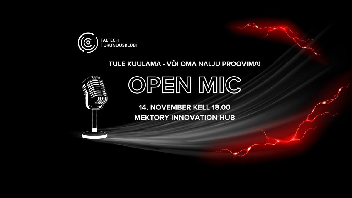 TalTech Open Mic