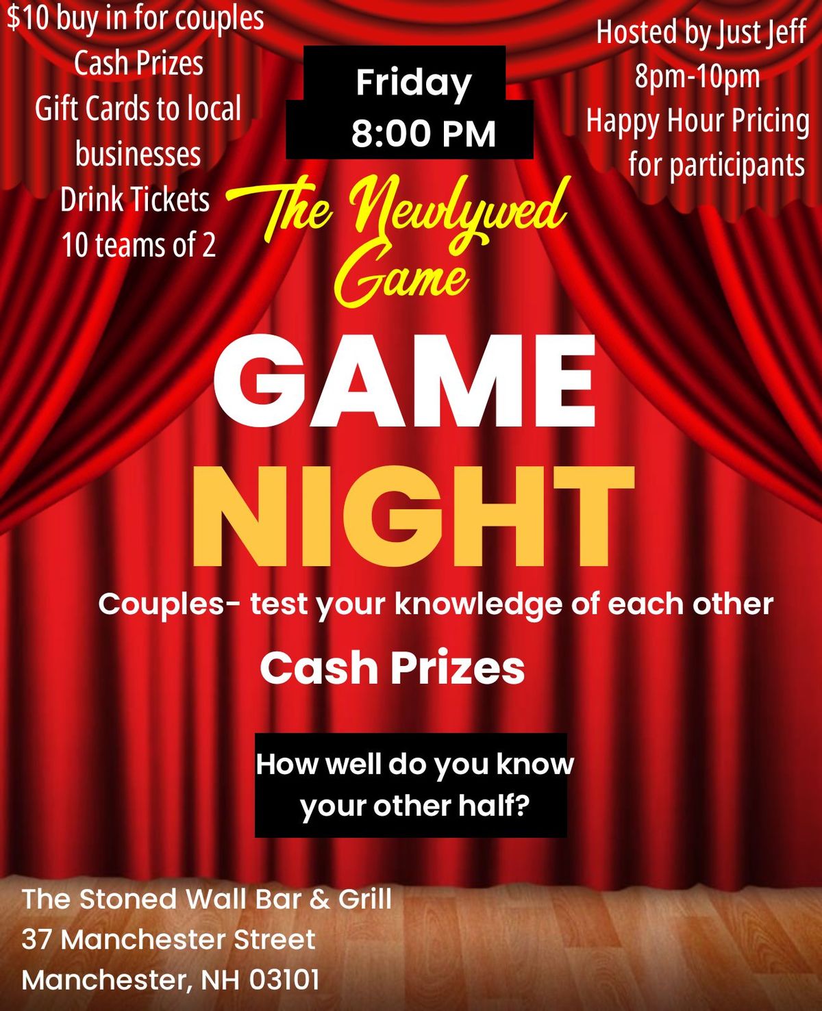 Game Night- The NewlyWed Game