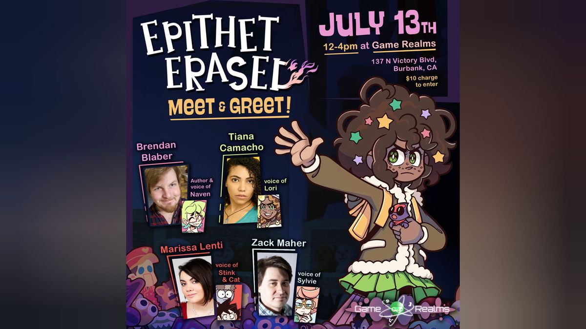 Epithet Erased - Voice actor and Creator meet and greet event 