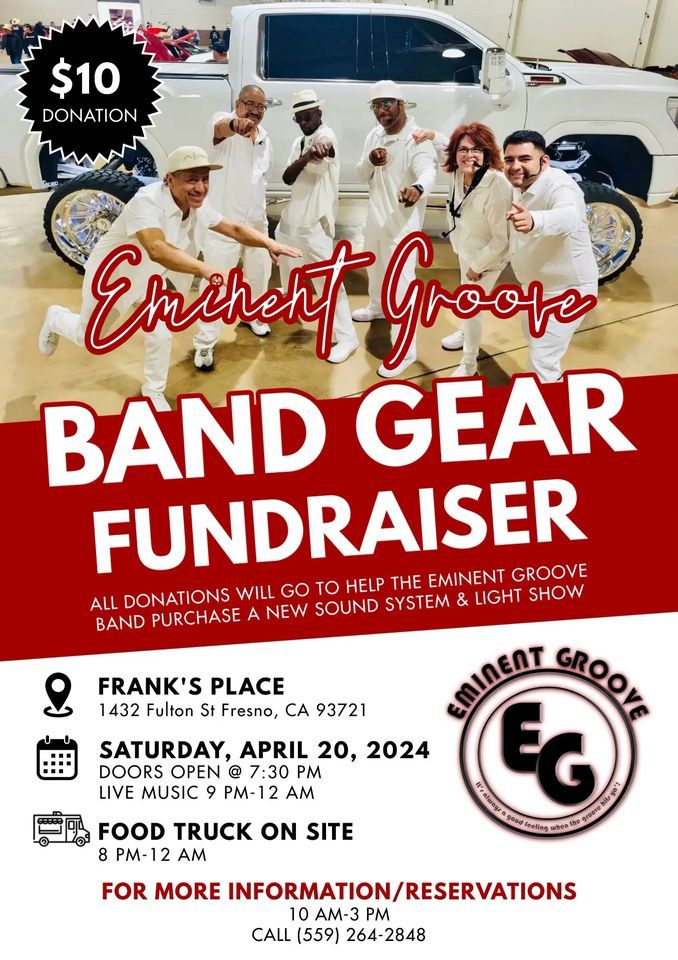 Band Gear Fundraiser for Eminent Groove