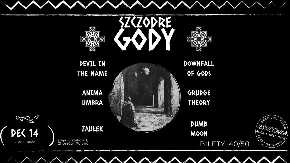 DEVIL IN THE NAME \/ DOWNFALL OF GODS \/ ANIMA UMBRA \/ GRUDGE THEORY \/ DUMB MOON \/ ZAU\u0141EK