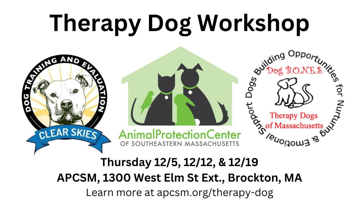 Therapy Dog Workshop