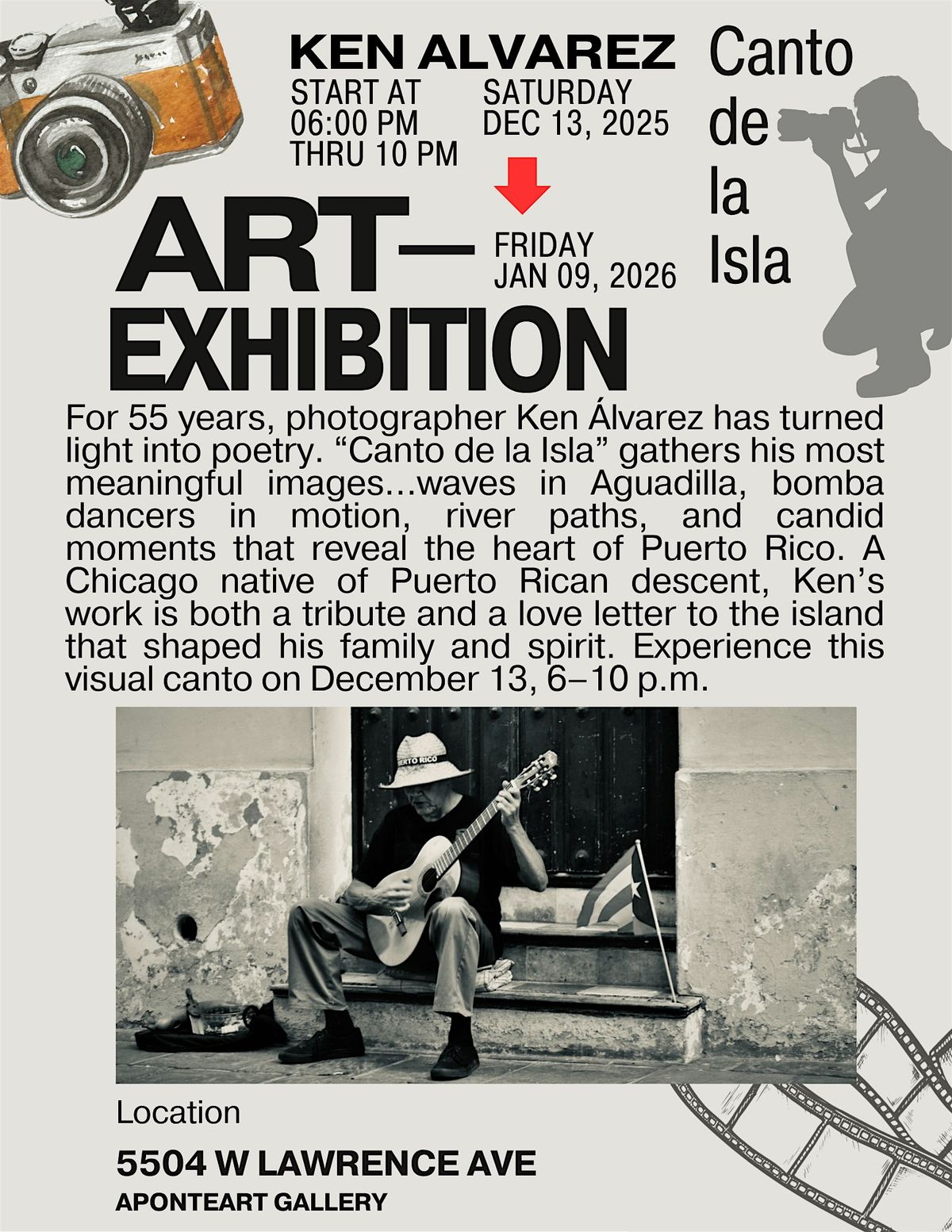 Canto de la Isla photography exhibit by Ken Alvarez