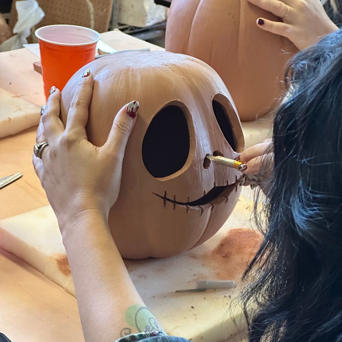 Pumpkin Carving Workshop with Becca Headline